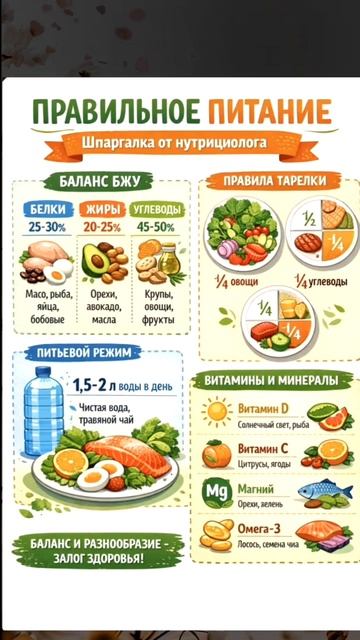 Праивльное питание