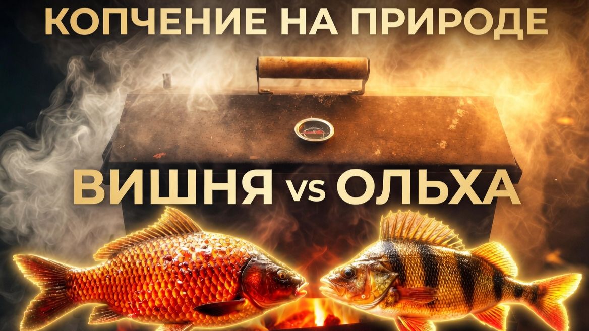 Горячее копчение рыбы от А до Я: вишнёвая щепа Vs ольха — очень вкусный результат! 🔥