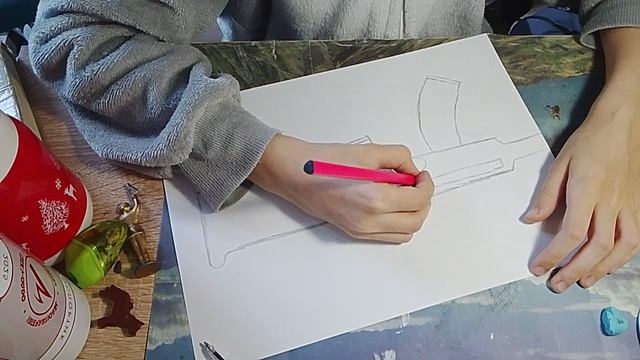 туториал как рисовать м-24( в следующем видео ака-47)