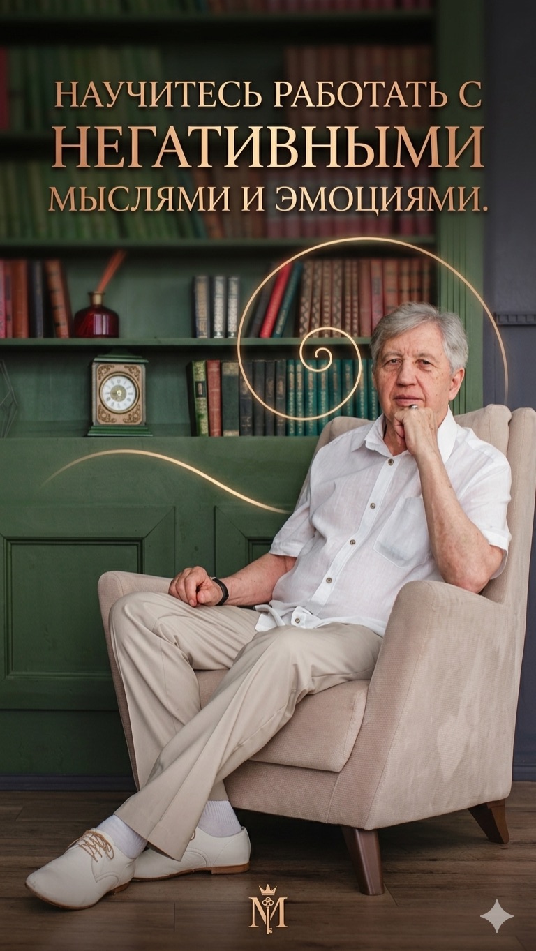 Научитесь работать с негативными мыслями и эмоциями.