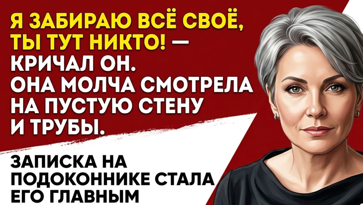 Муж бросил её ради молодой Но через месяц он узнал реальную цену развода