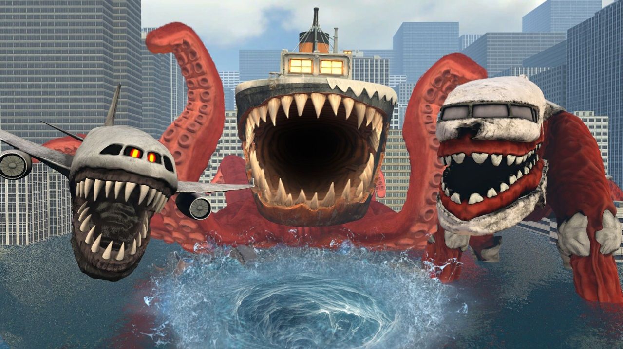 НОВАЯ ЭВОЛЮЦИЯ БОССА ЗАРАЖЁННОГО ОКЕАНА ИЗ КОМАНДЫ ЗАРАЖЁННОГО НЕБА В Garry`s Mod