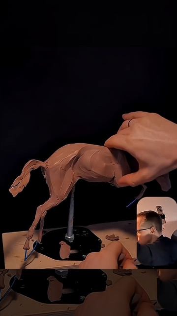 Лепка лошади #анималистика #лошадь