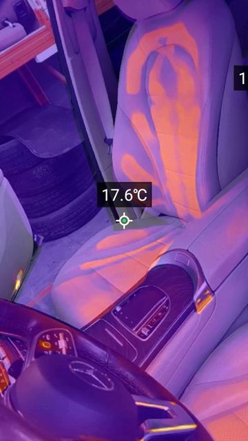 Интересный процесс работы нашего автоателье! Мы используем тепловизор для проверки эффективности обо