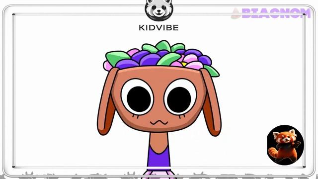 СПРУНКИ ОС БЭССИ ИЗ ДЭНДИС ВОРЛД. SPRUNKI OC BASSIE FROM DANDYS WORLD. COFFIN DANCE.