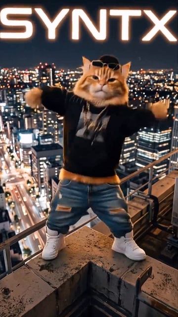 Kling Motion Control в SYNTX Dancing Cat #ai #cats #aicat #cat #catcute #cutecat