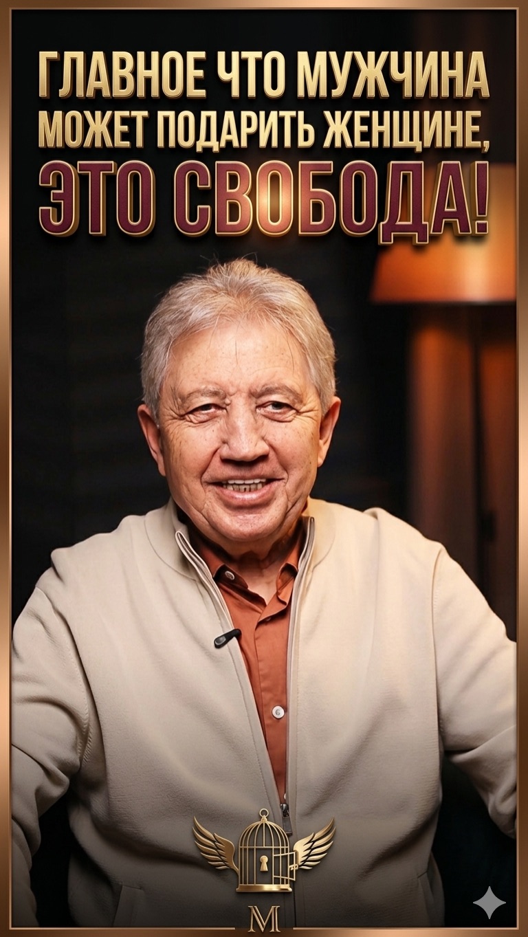 Главное что мужчина может подарить женщине, это свобода!