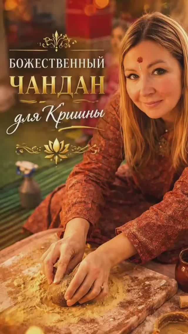 Божественный чандан для Кришны