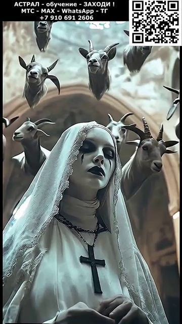 Дьявольский музыкальный астральный хоррор. ИИ. Арт нейросеть #ИИ #нейросеть #видео #AI #хоррор #Ужас