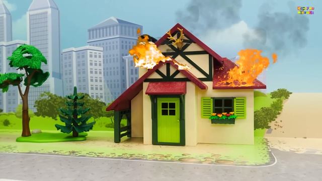 Видео для детей -Мультики для детей с игрушками - Заколдованная полицейская машина!