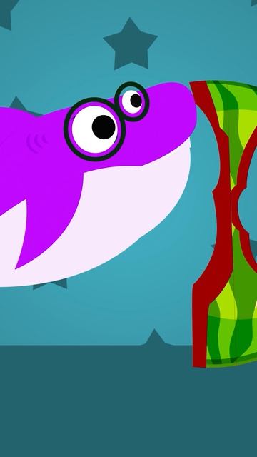 Baby Shark Ням-Ням 🦈 | Лучшие песни для детей 🎵💛