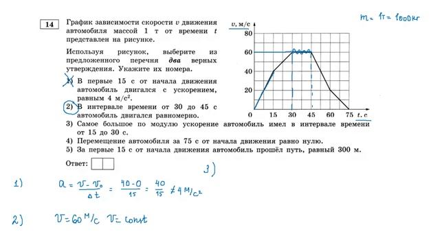 Вариант 1 задание 14