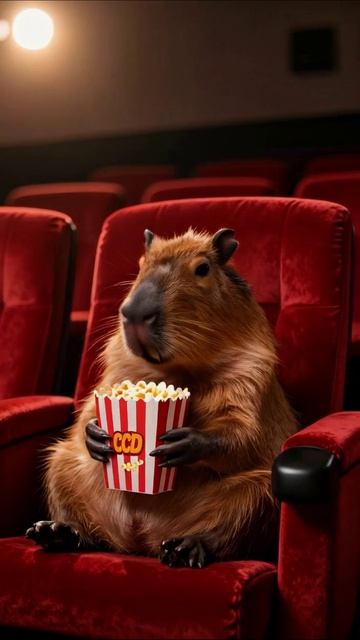 Кино с капибарой: забавные моменты в зале капибара кино юмор