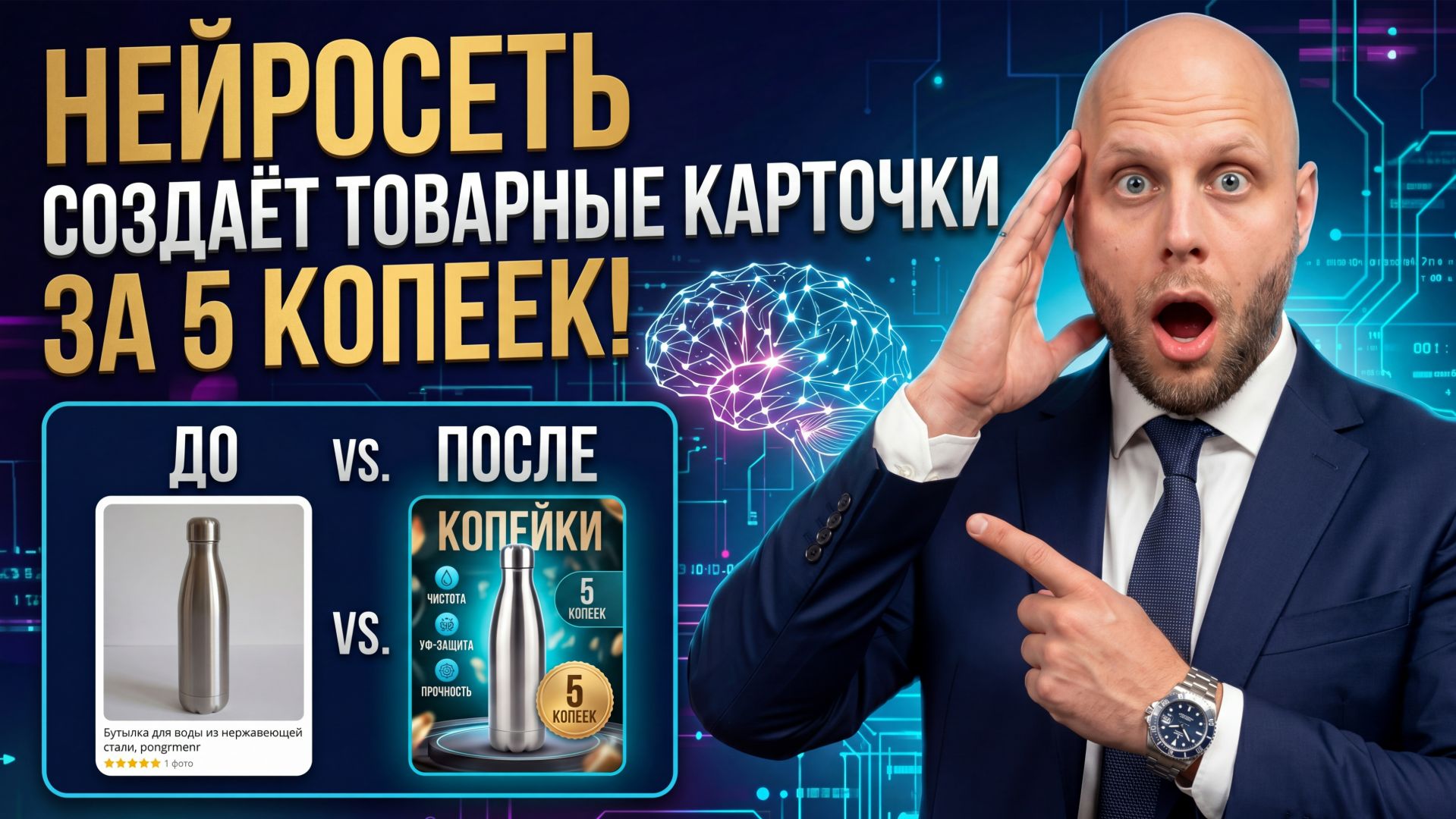 Уволил дизайнера. Теперь карточки для Вайлдберриз рисует ИИ за копейки