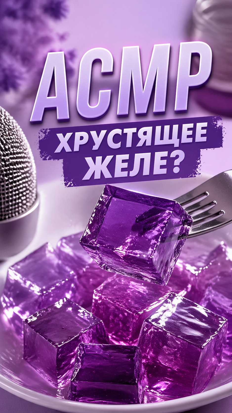 АСМР ХРУСТЯЩЕЕ ЖЕЛЕ ?