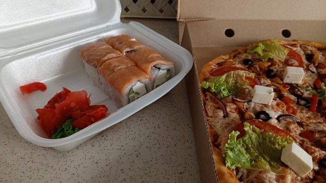 Красивая пицца!