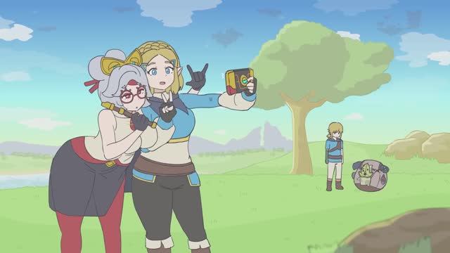 When Your Friend Borrows Your Phone And Starts Scrolling (a Zelda Animation)