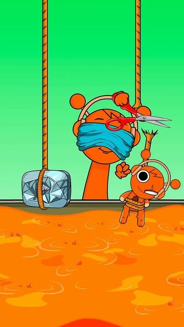 Which Rope Will Be Cut 🤔 #animation #shorts