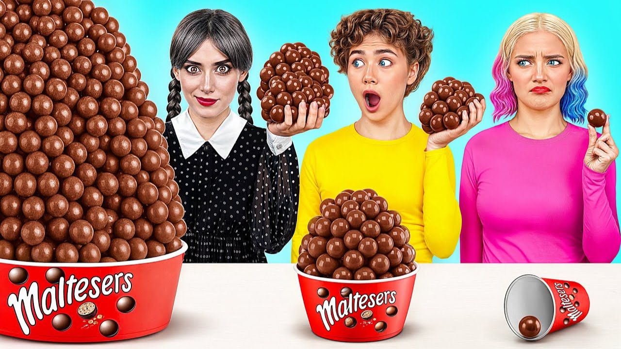 Большая, Средняя или Маленькая Тарелка Челлендж # Смешные Cитуации от Candy DO