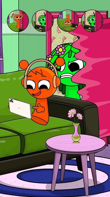 No No No! Oren Didn’t Listen to the Music 🎧 #sprunki #meme #trending