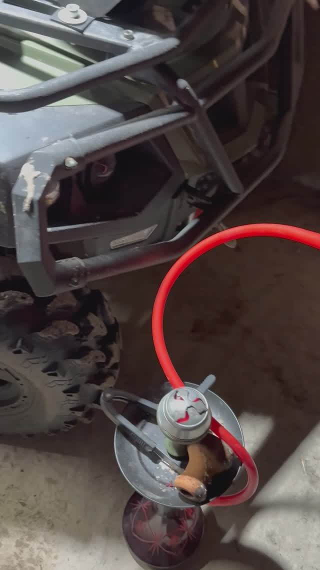 Проверка герметичности шноркелей на квадроцикле Hisun 550