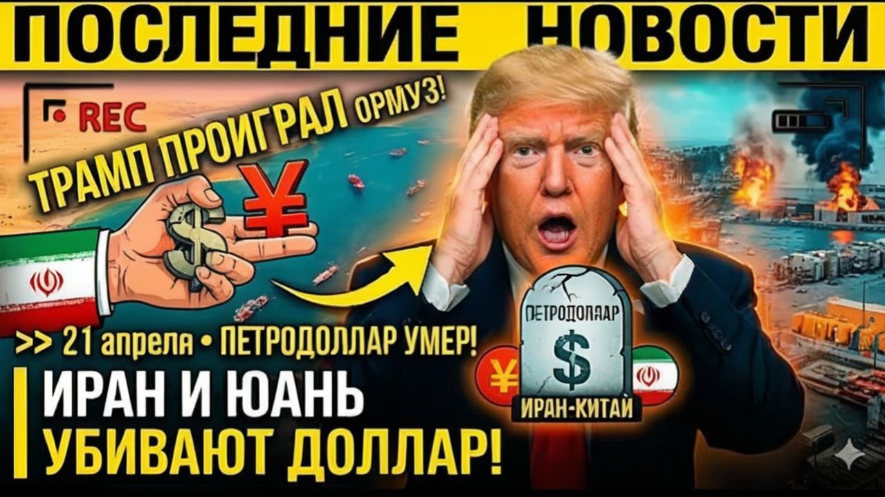 ТРАМП ПРОИГРАЛ ОРМУЗСКИЙ ТУПИК! Иран и юань ускоряют смерть петродоллара