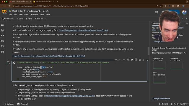 76. Day 4 - Working with Hugging Face Transformers Low-Level API and Quantization