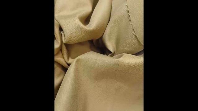 Костюмный хлопок коричнево-зелёный ИТАЛИЯ