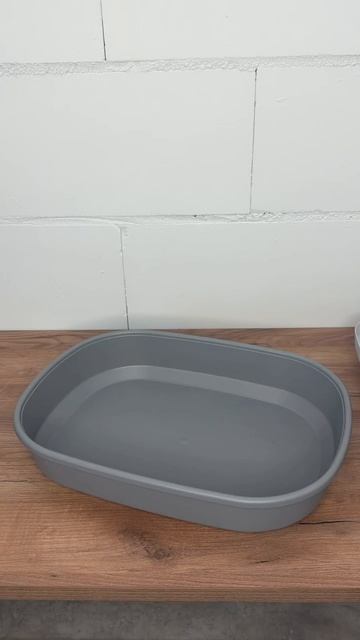 Лоток №1 для кошек с сеткой RICH BREED серый