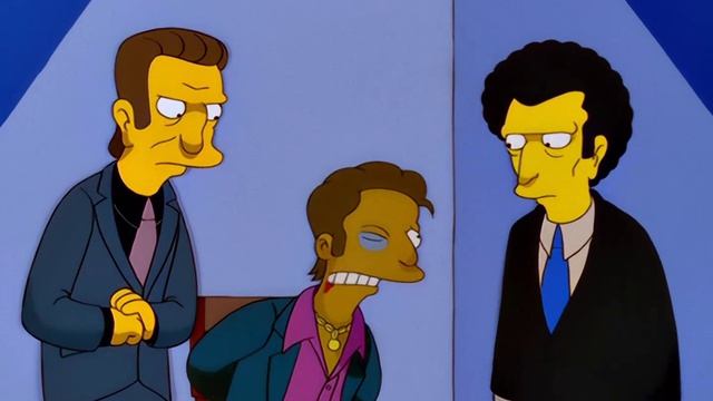 Гомер и Красти крадут скрипку у мафии