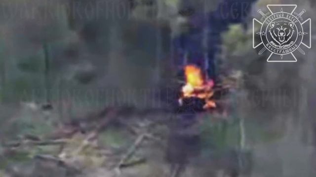 💥Эффектное уничтожение танка Т-64 в Сумской области