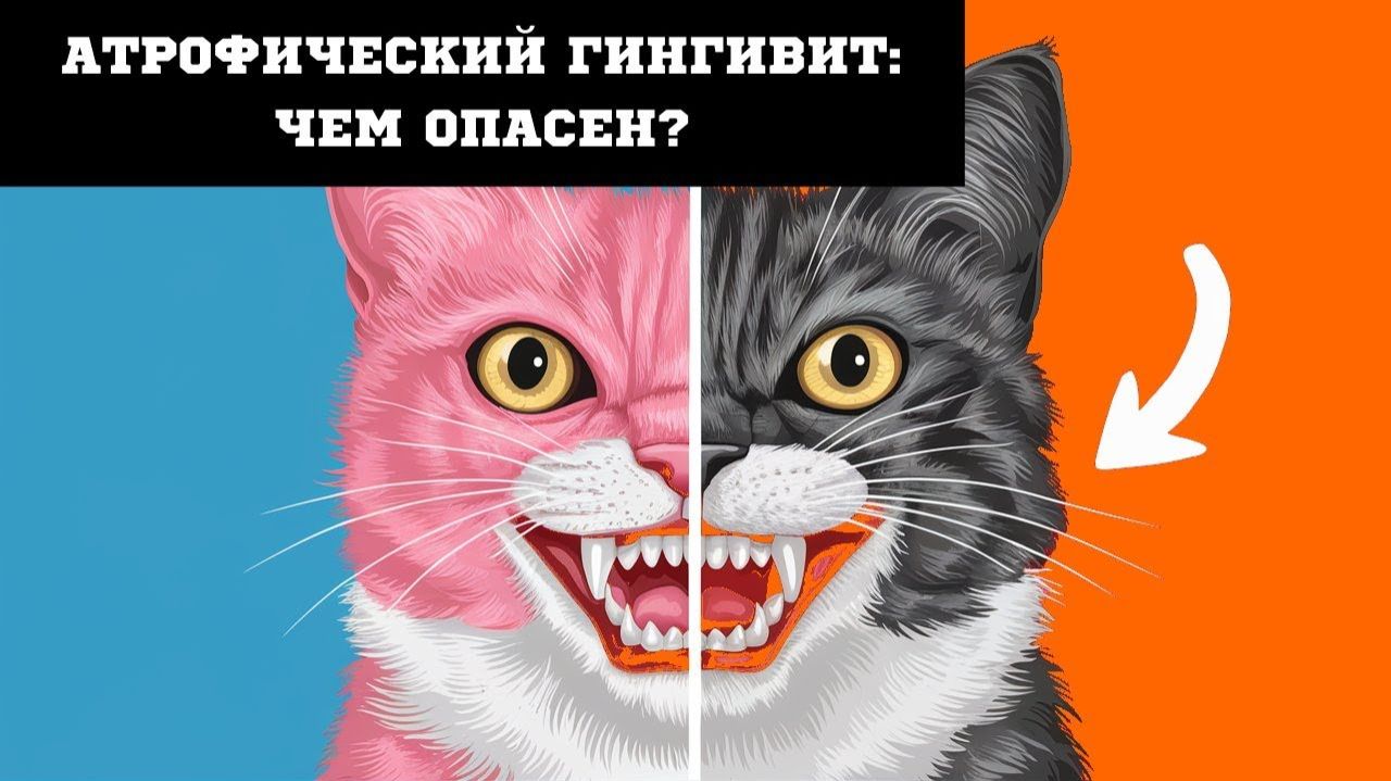 Атрофический гингивит у кота: что делать и чем опасно?