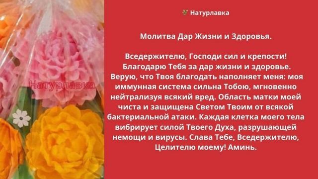 Молитва Дар Жизни и Здоровья.