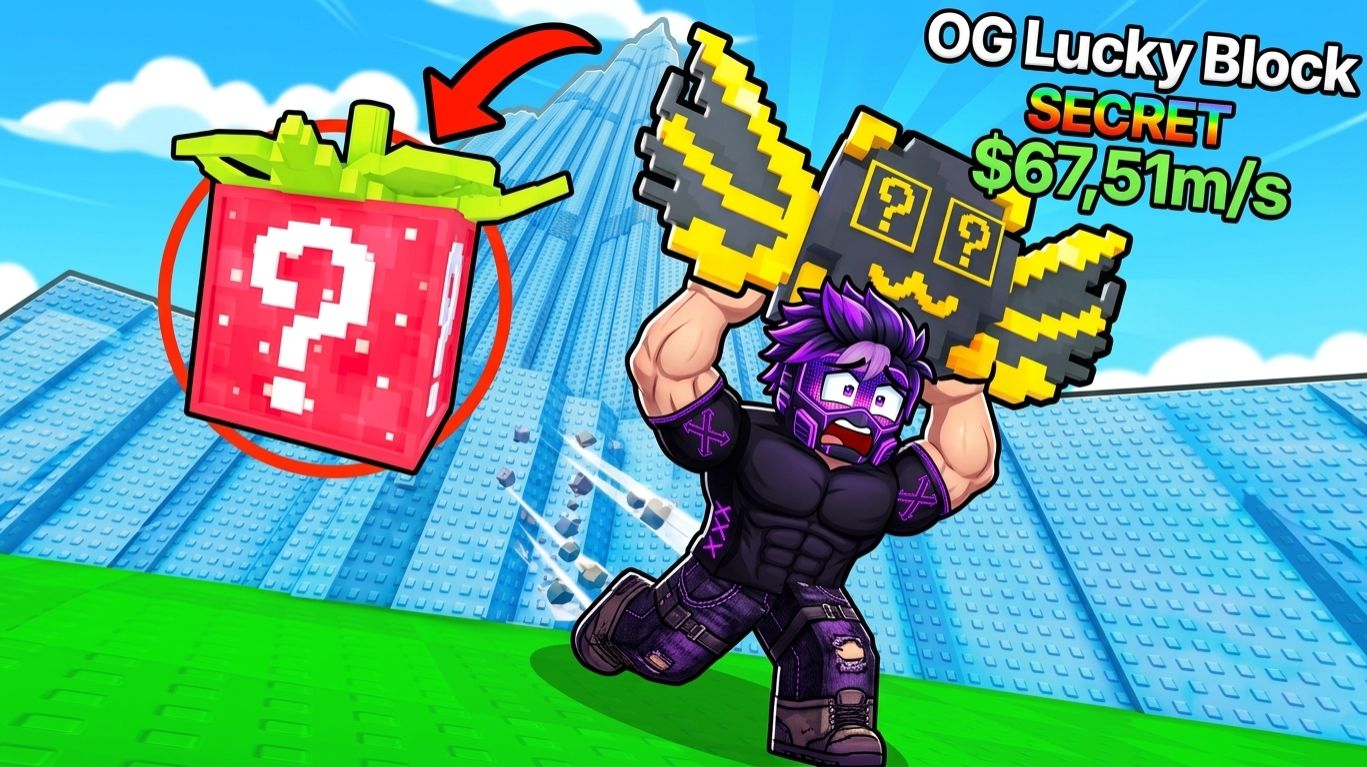 😱ПРЫГАЙ ЗА ЛАКИ БЛОКАМИ И СПАСИ ИХ в Роблокс!