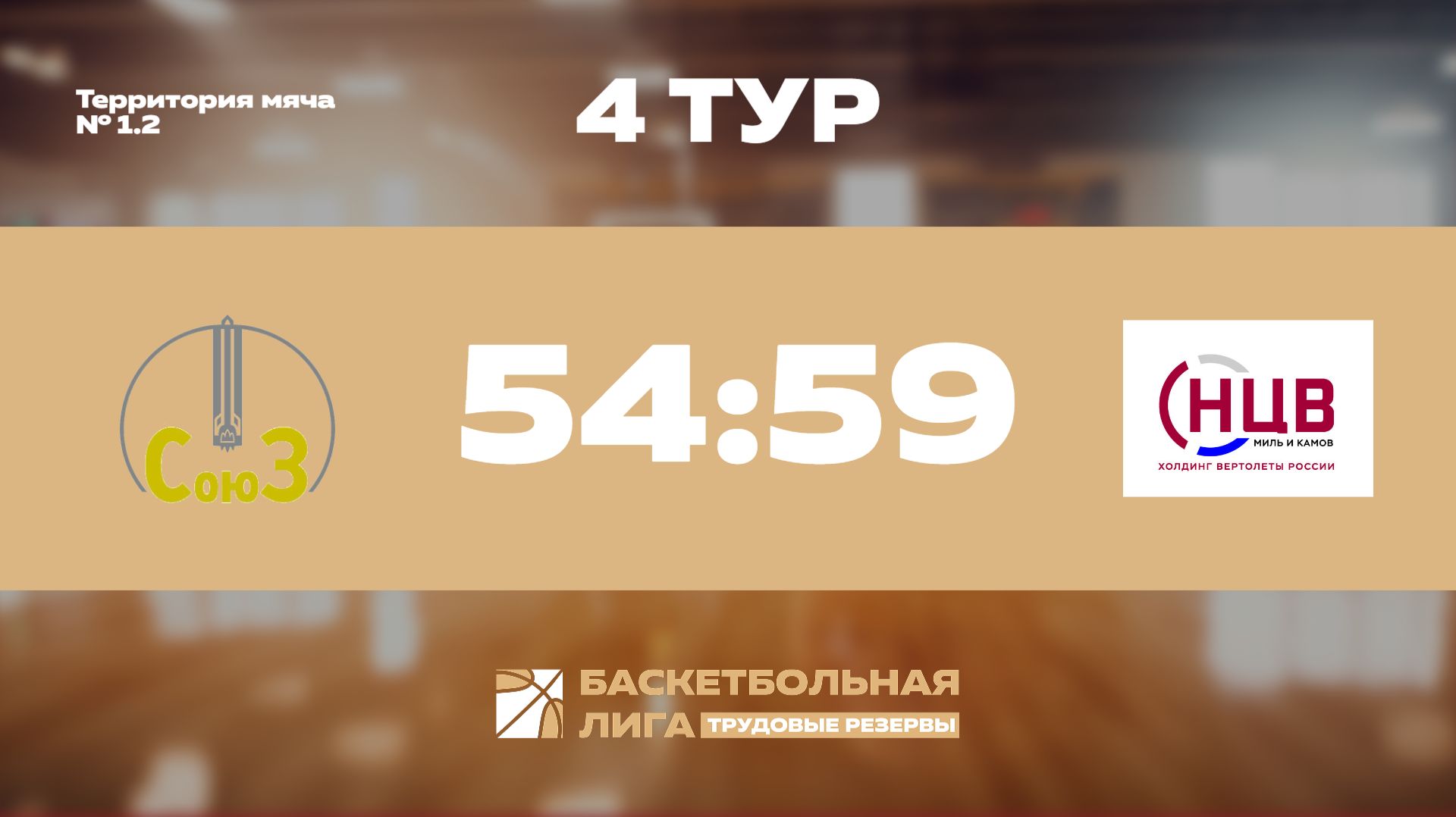 Обзор | 4 тур | ФЦДТ Союз - НЦВ Миль и Камов