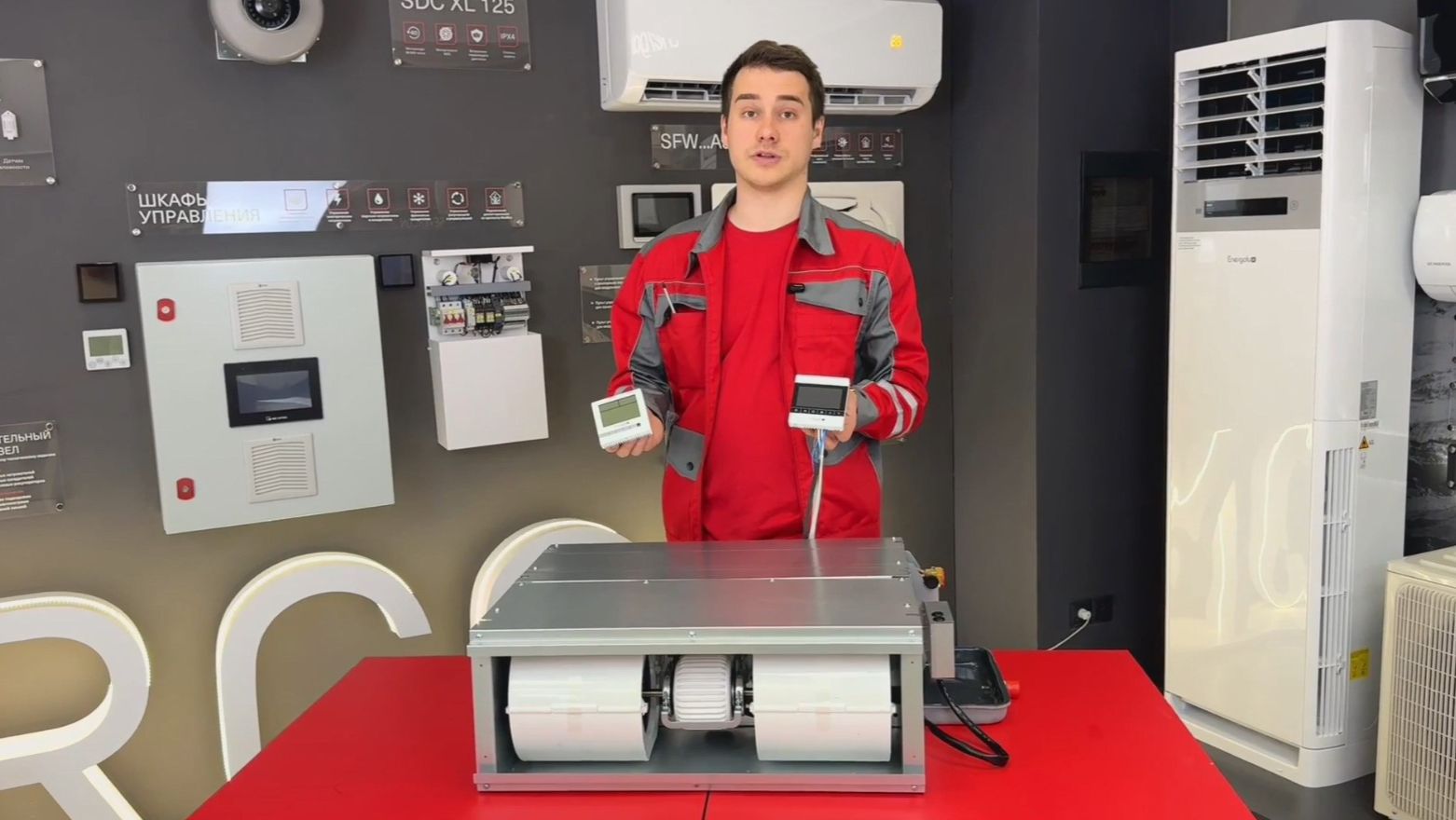 Обзор двухтрубного средненапорного фанкойла Energolux