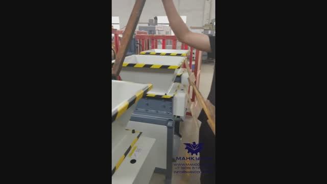 Двухвальный шредер MRS-300N.Переработка древесины.