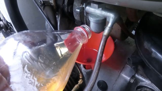 11 замена масла в двигателе Урала