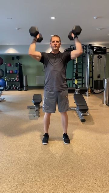 DB Curl to Press - Raise | Сгибание в жим подъем гантели