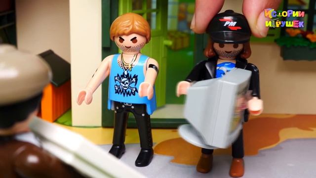Видео для детей - Мультики для детей с игрушками Плеймобил - Плохие ребята!