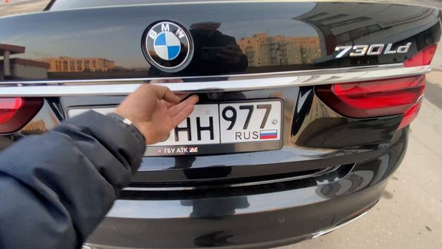 Продажа транспортного средства Легковой автомобиль БМВ 730LD XDrive VIN X4X7G69410BF90626