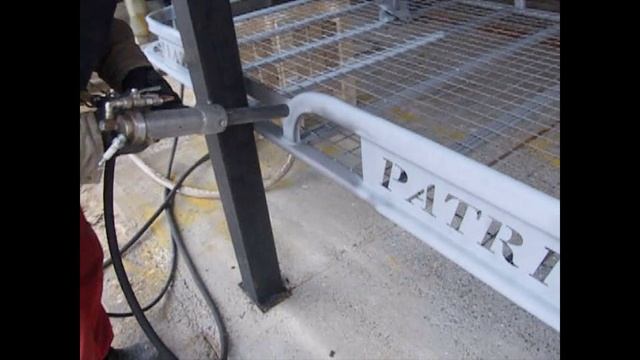 Багажник УАЗ Газотермическое напыление цинка (HVAF)