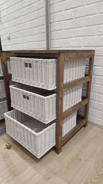 Применение плетеных ящичков