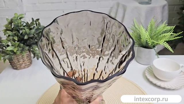 Декоративная ваза МИСТЕРИОЗО, стекло, 28 см, 1172211.