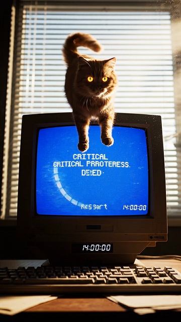 Кот как обновление системы, которое не спросило разрешения #cat #прикольныекоты #funnycats #cute