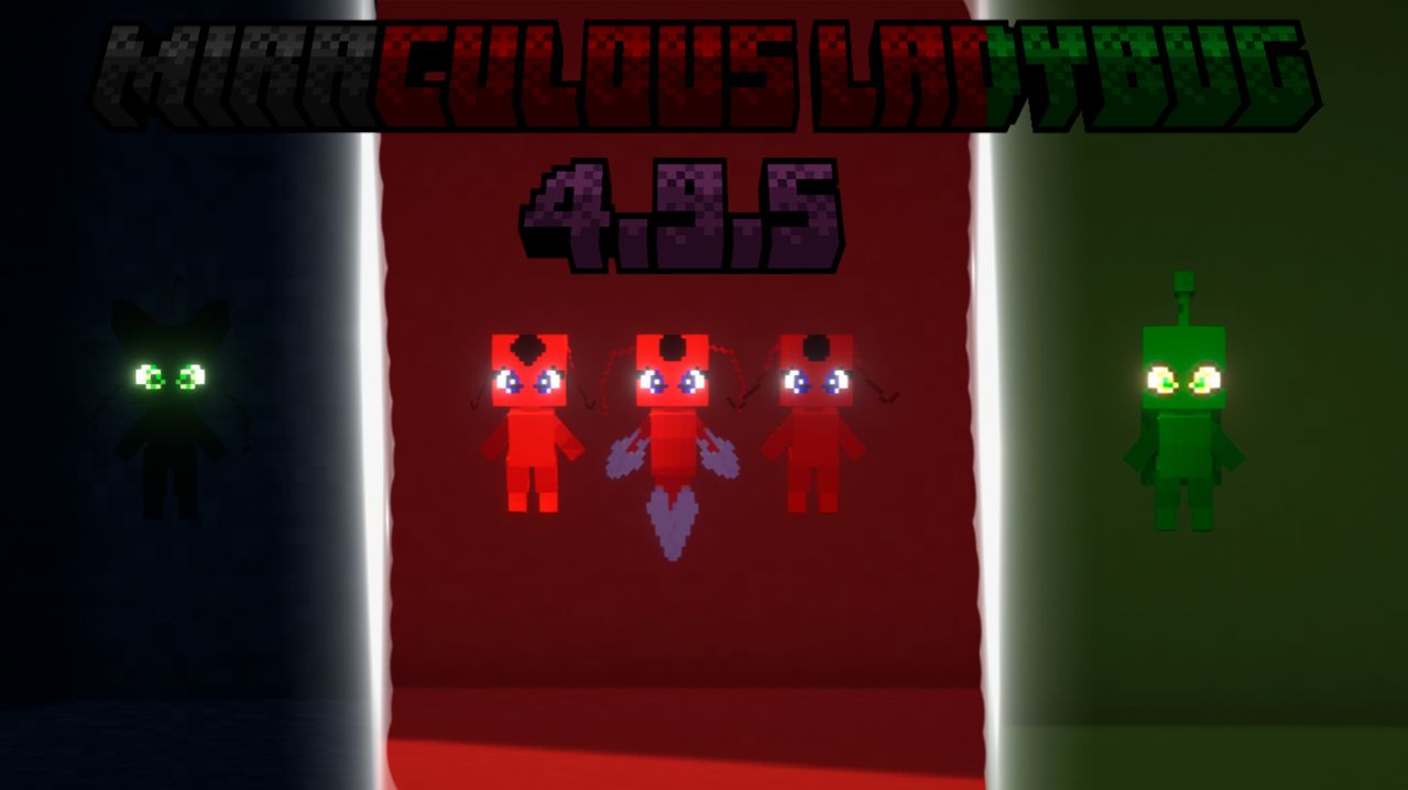 ОБЗОР МОДА MIRACULOUS LADYBUG 4.9.5 NEW KWAMIS / THE BUBBLE / #ladybug #minecraft #miraculous #игры