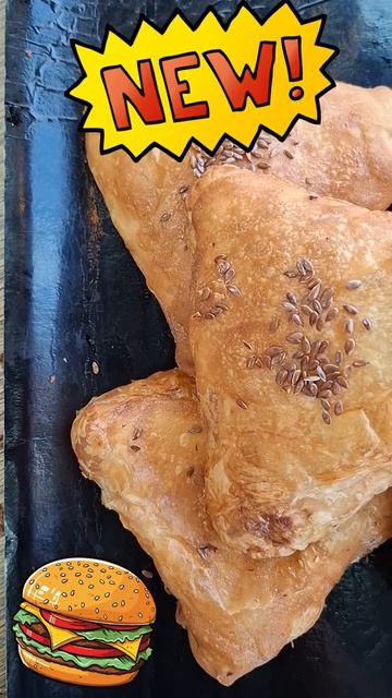 NOU! Samsa cu carne de pui și sos Burgher 🔥🥟