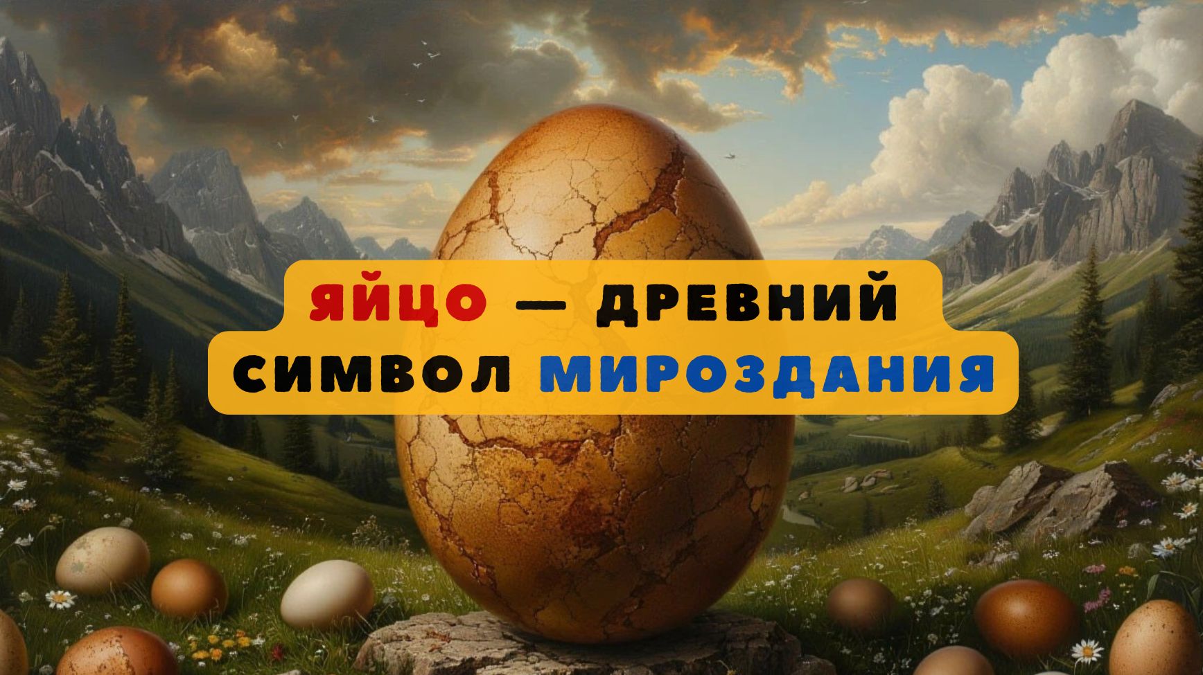 Яйцо как символ Мироздания 

Яйцо — один из древнейших и многогранных символов, который во многих ку