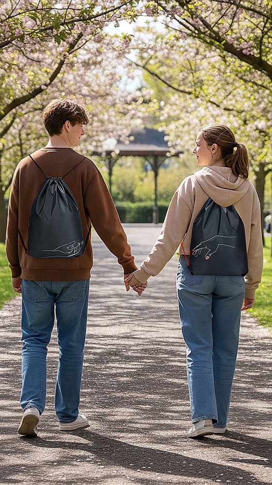 Парные мешки-рюкзаки 