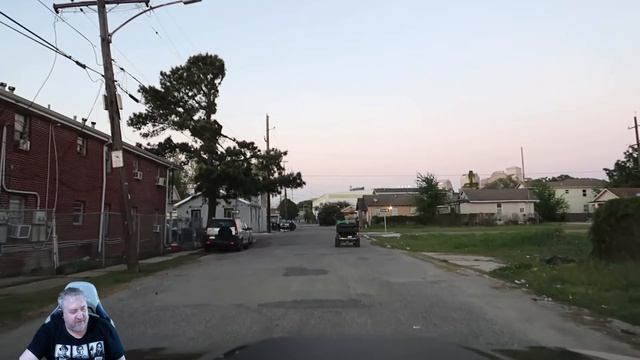 Новый Орлеан, штат Луизиана- нищета черных районов